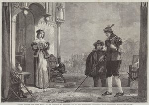 Maestro Slender y Anne Page de Augustus Wall Callcott